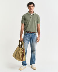 Polo en coton piqu&eacute; Sunfaded