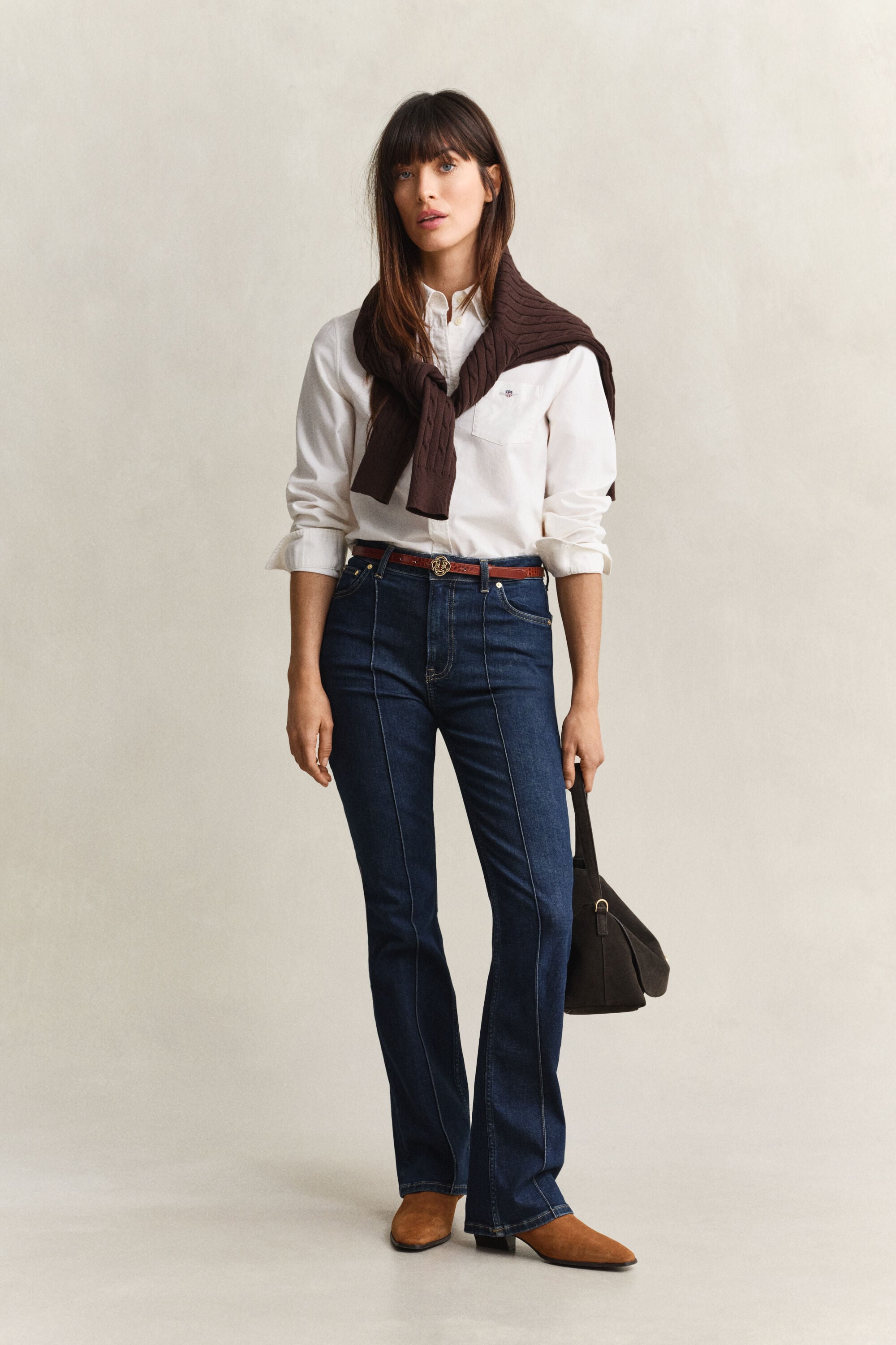 Chemise en coton Oxford classique