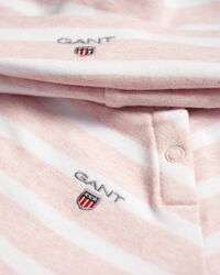 Haut et bonnet &agrave; rayures b&eacute;b&eacute;