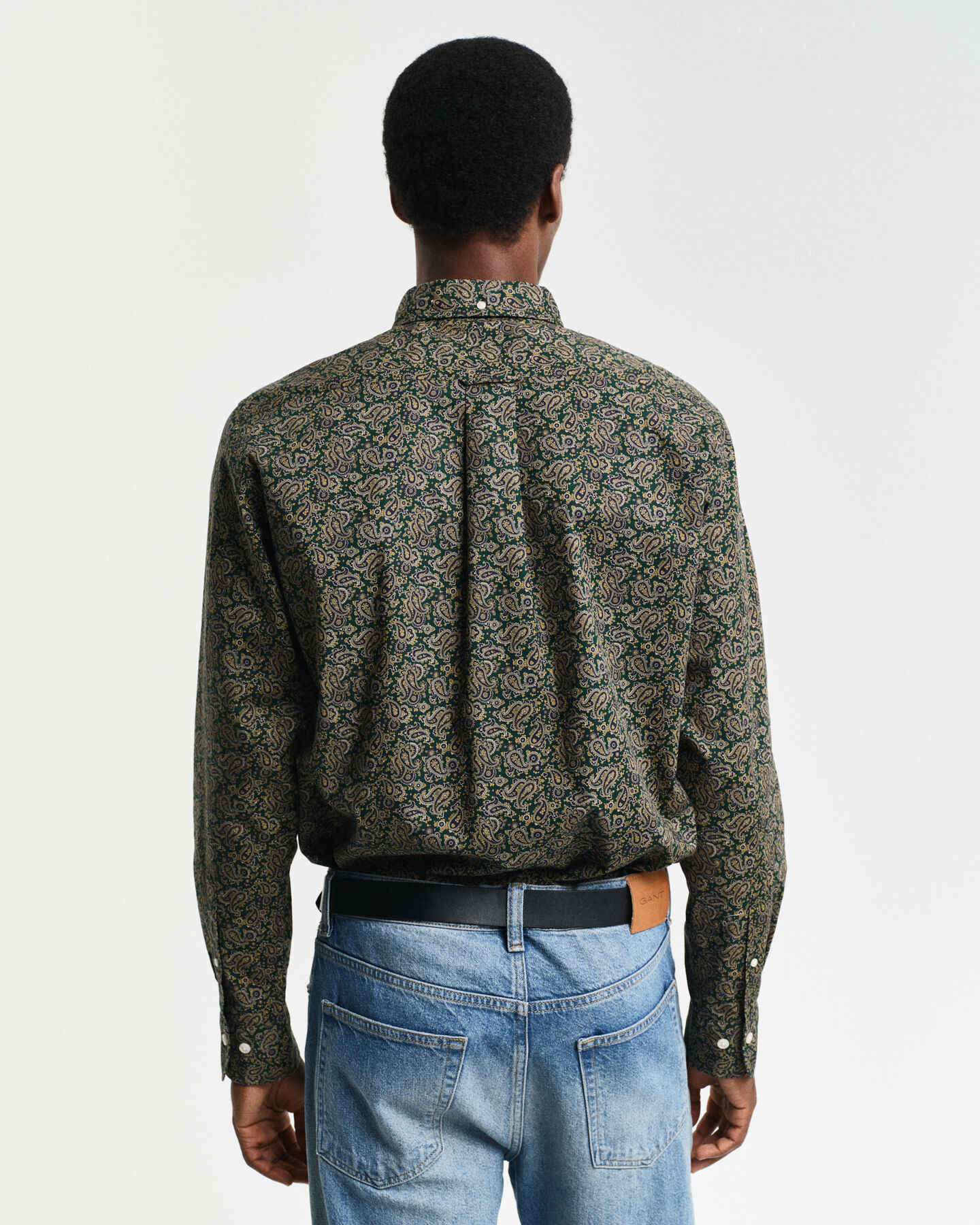 Chemise regular fit &agrave; imprim&eacute; cachemire