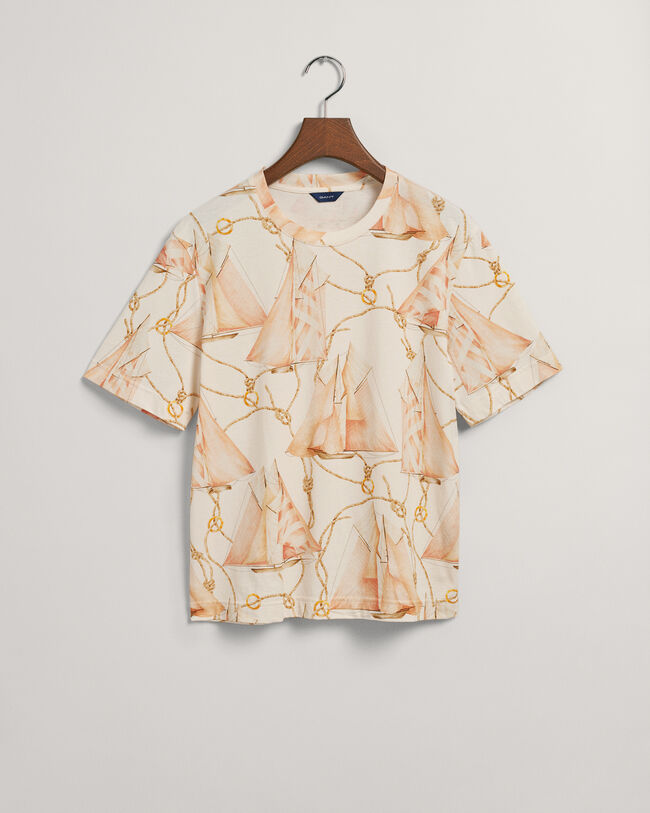 T-shirt &agrave; imprim&eacute; Sailing