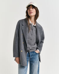 Caban surpiqué à la main