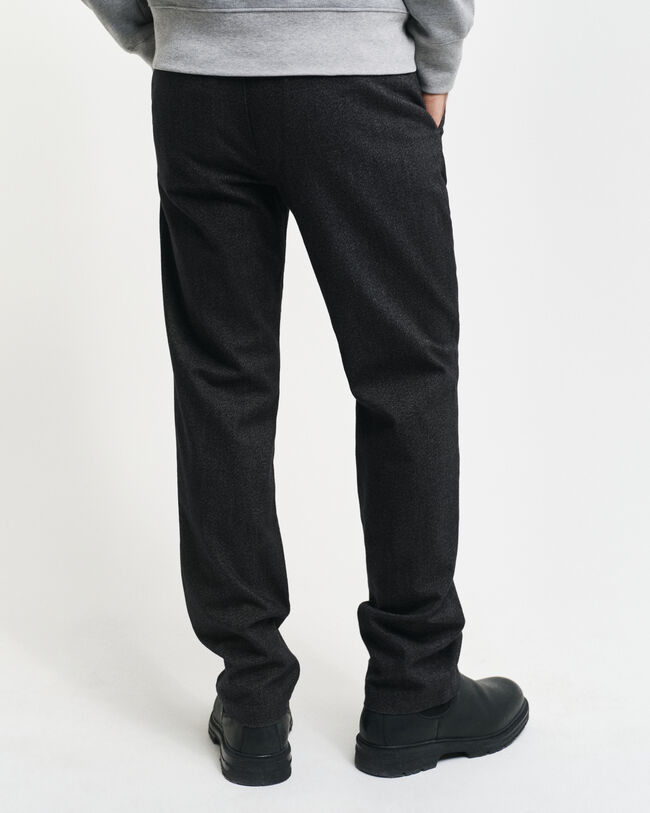 Pantalon slim fit bicolore