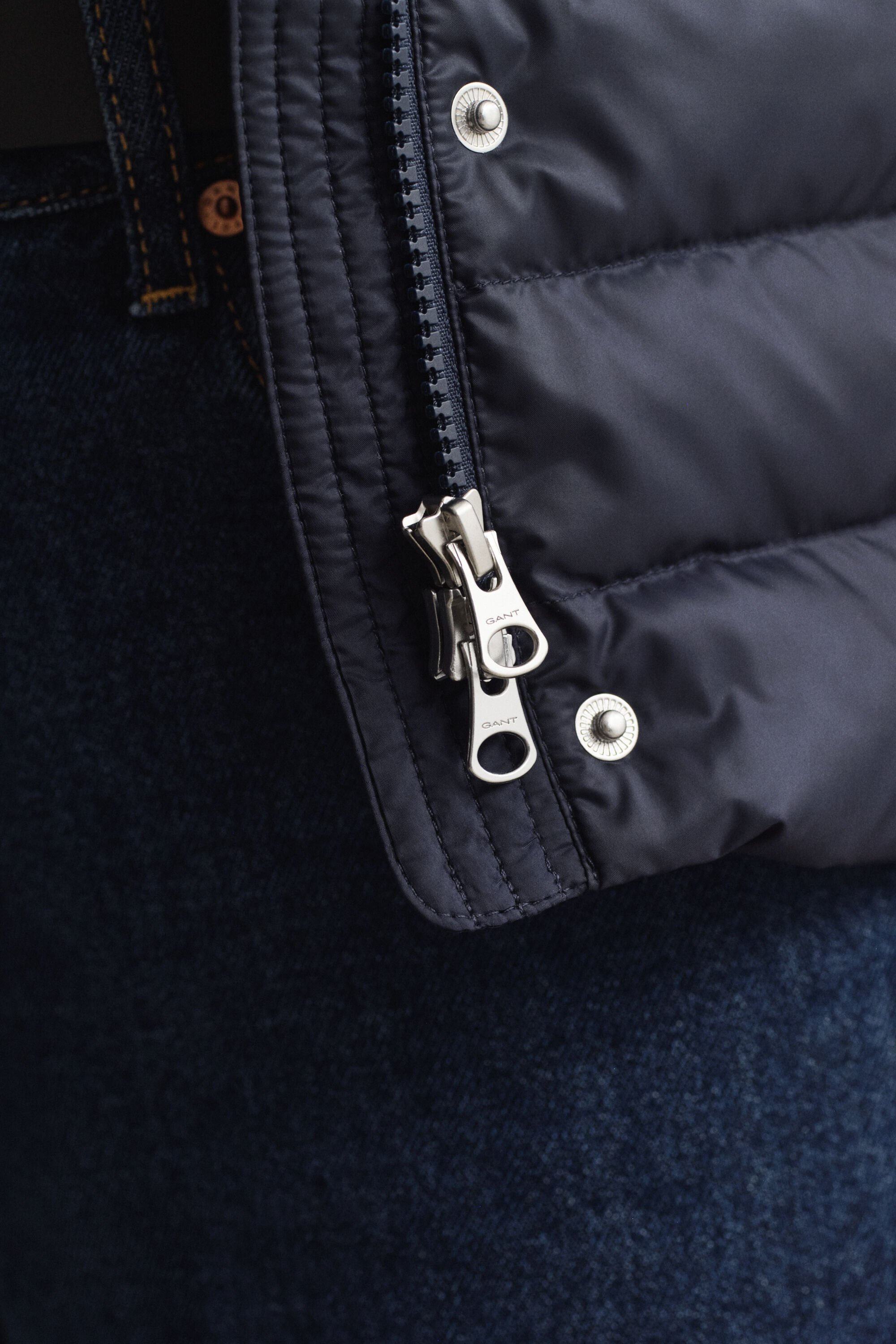 Doudoune sans manches légère en duvet