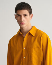 Chemise oversize en soie et laine mouchetée