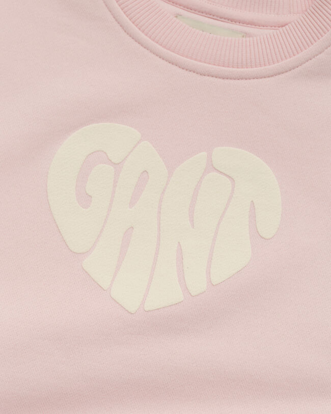 Sweat-shirt ras du cou Heart Graphic Girls