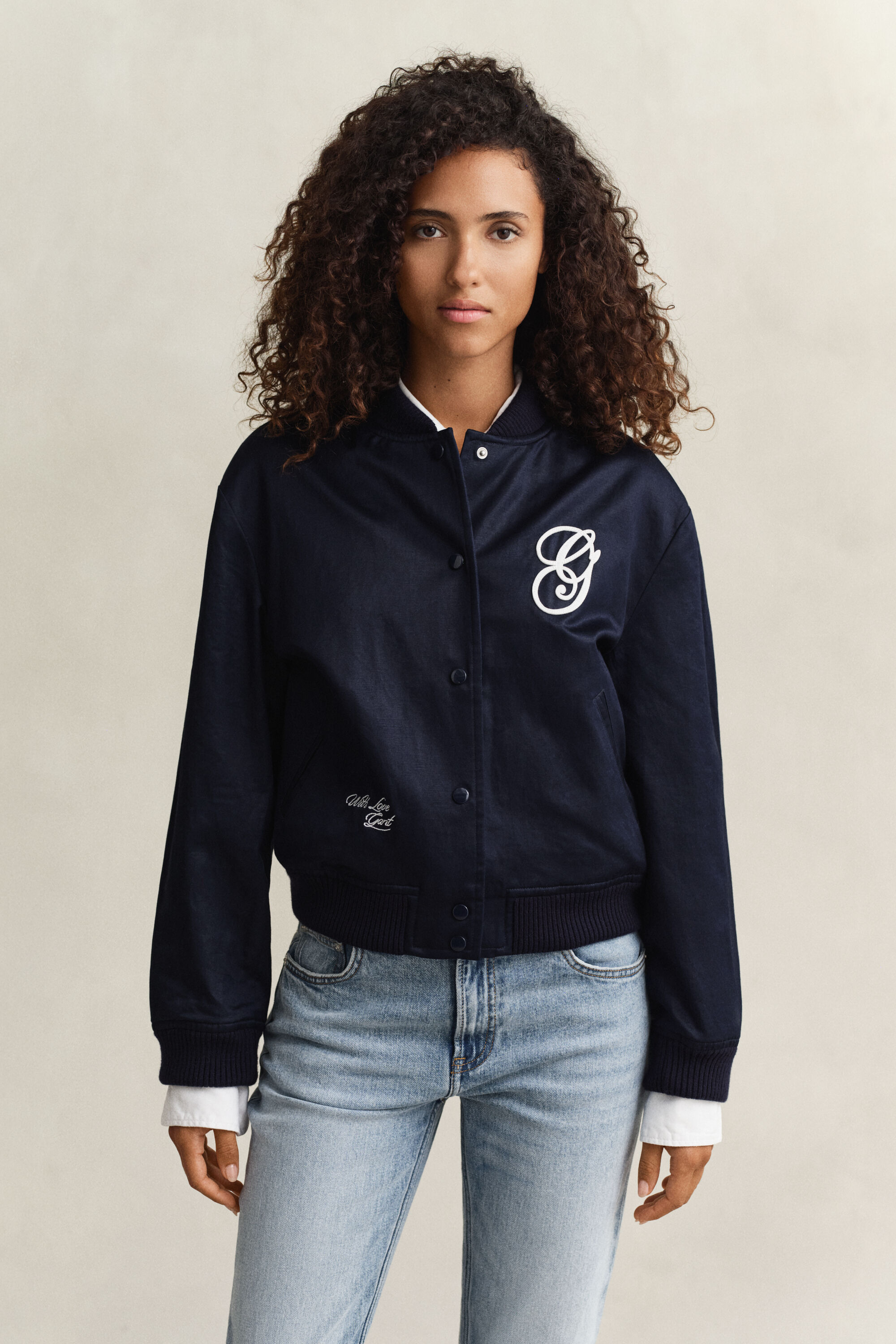 Veste Varsity de Gant en satin