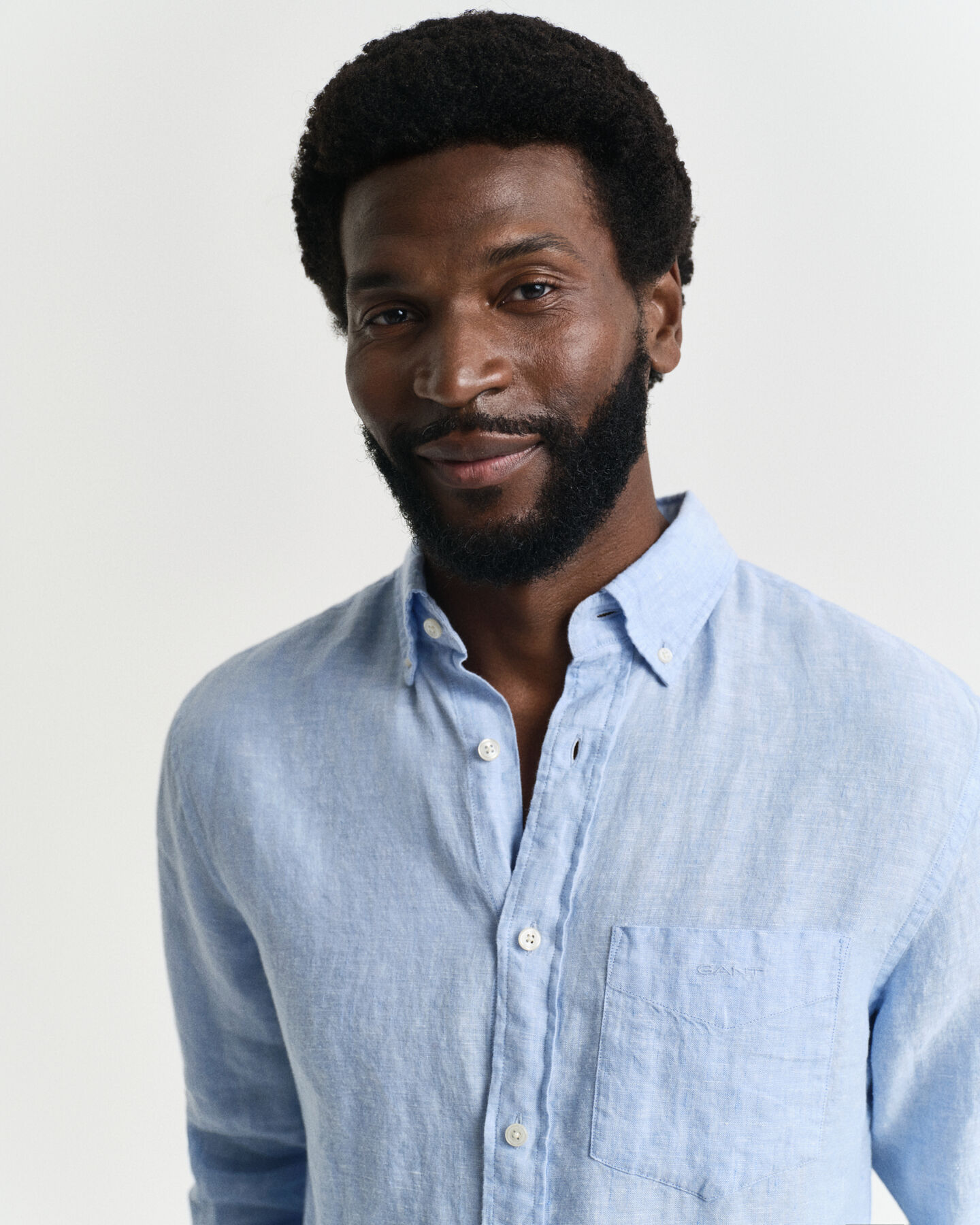 Chemise coupe regular en lin