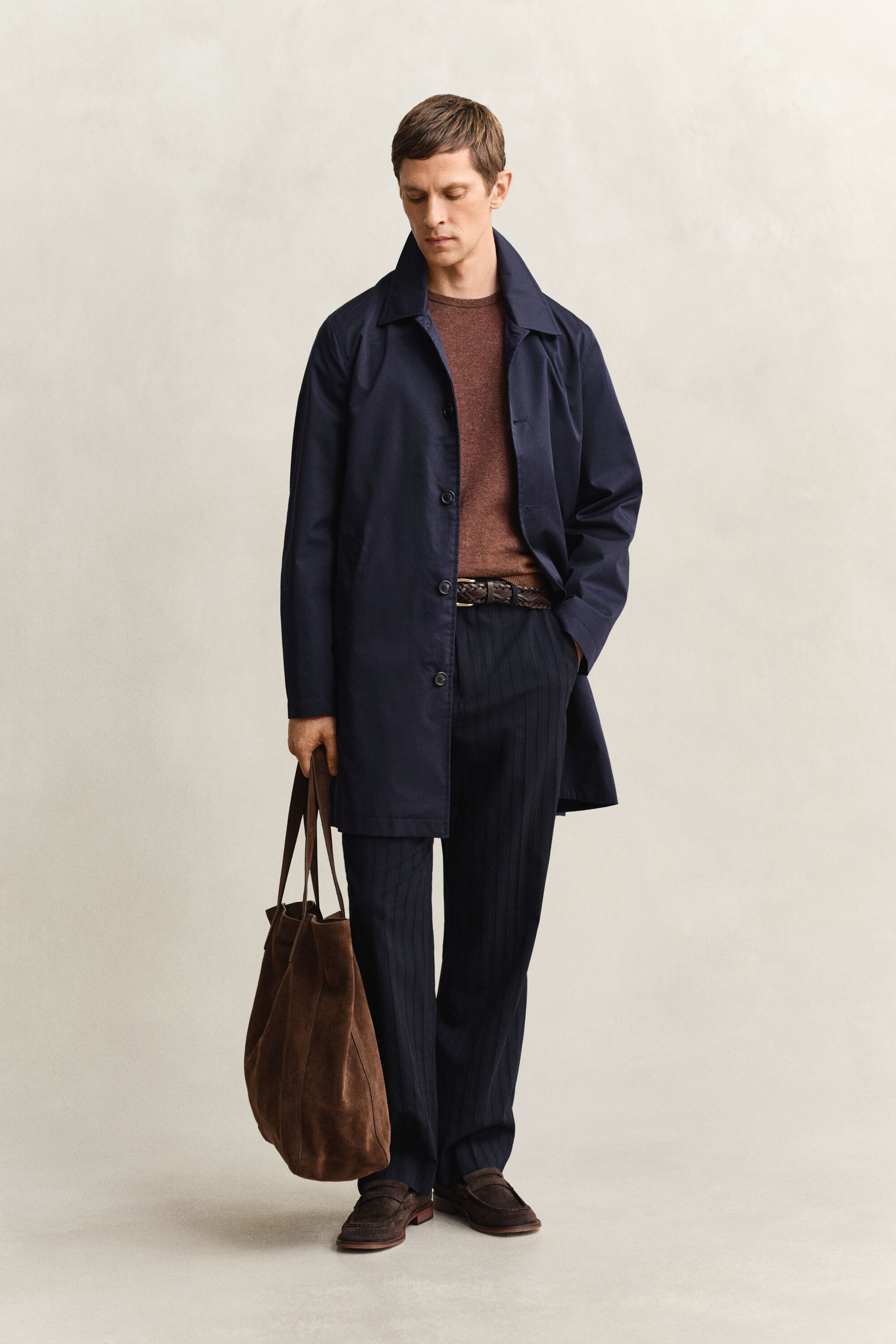 Caban en coton mélangé