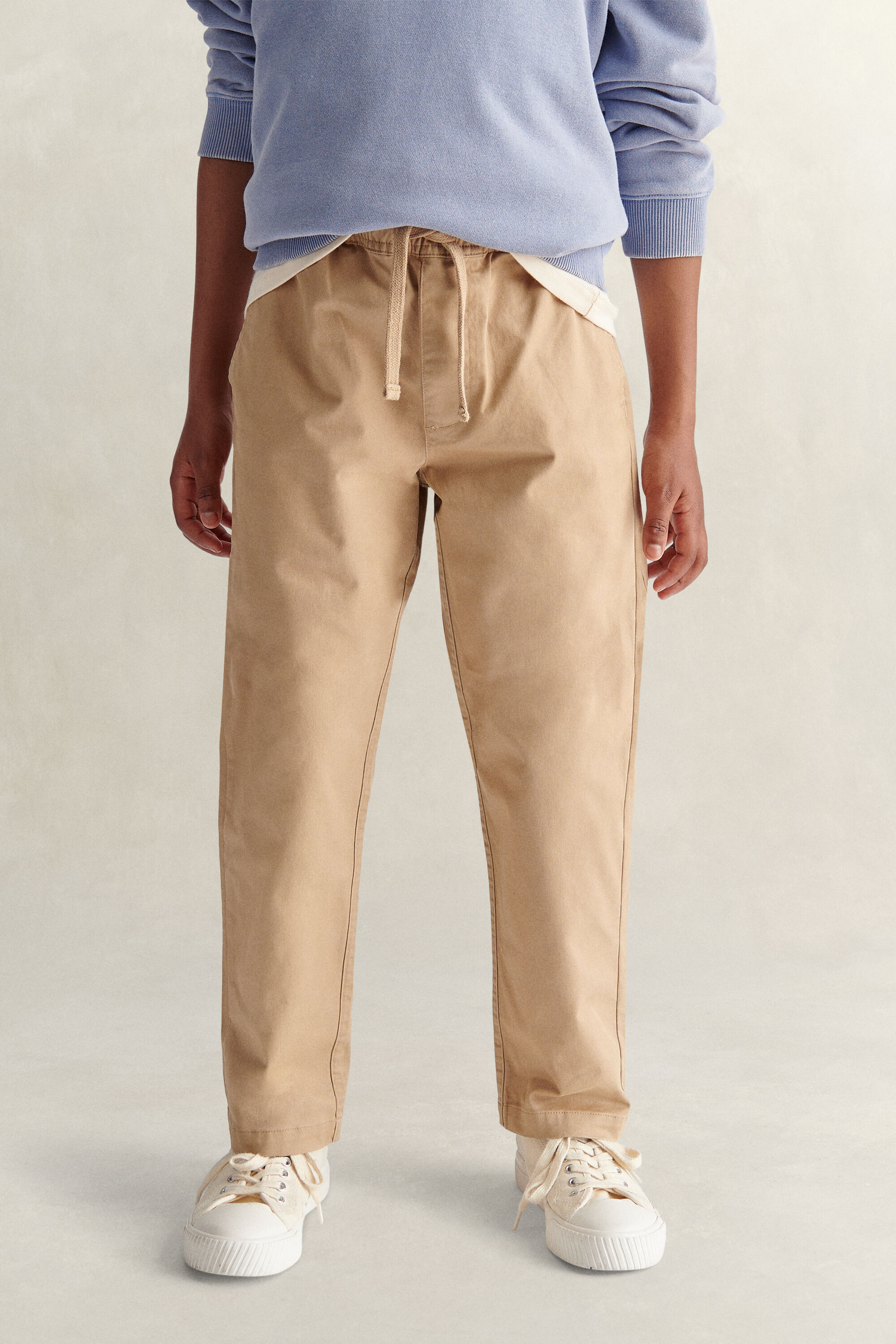 Pantalon chino avec cordon de serrage Ado Garçon