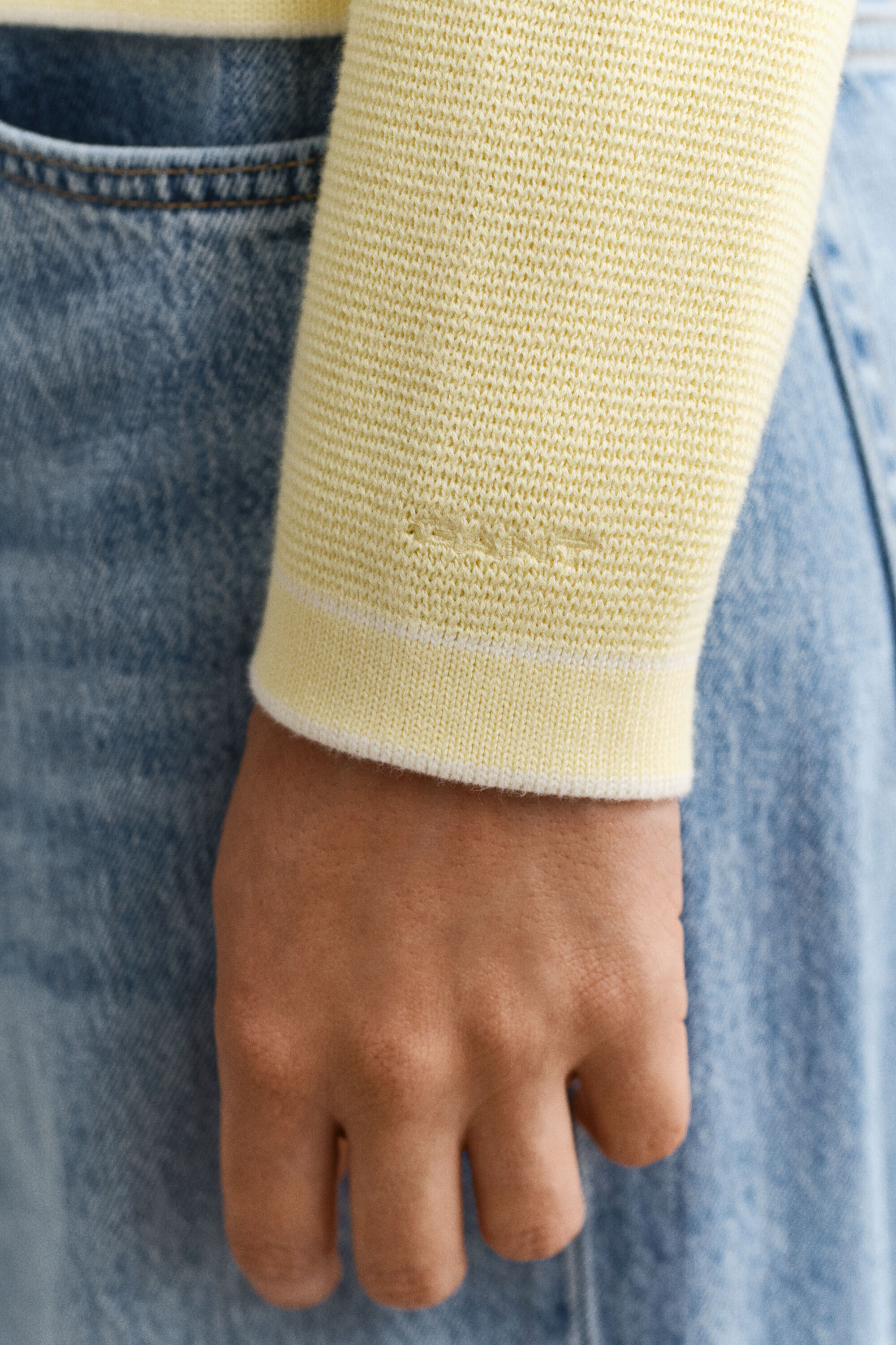 Veste en maille de coton