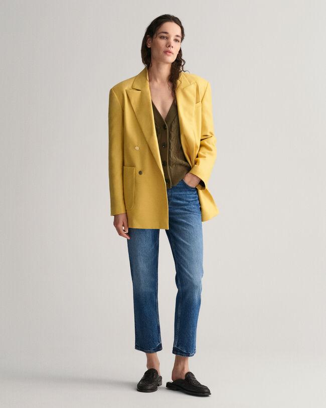 Cardigan col V &agrave; chevrons