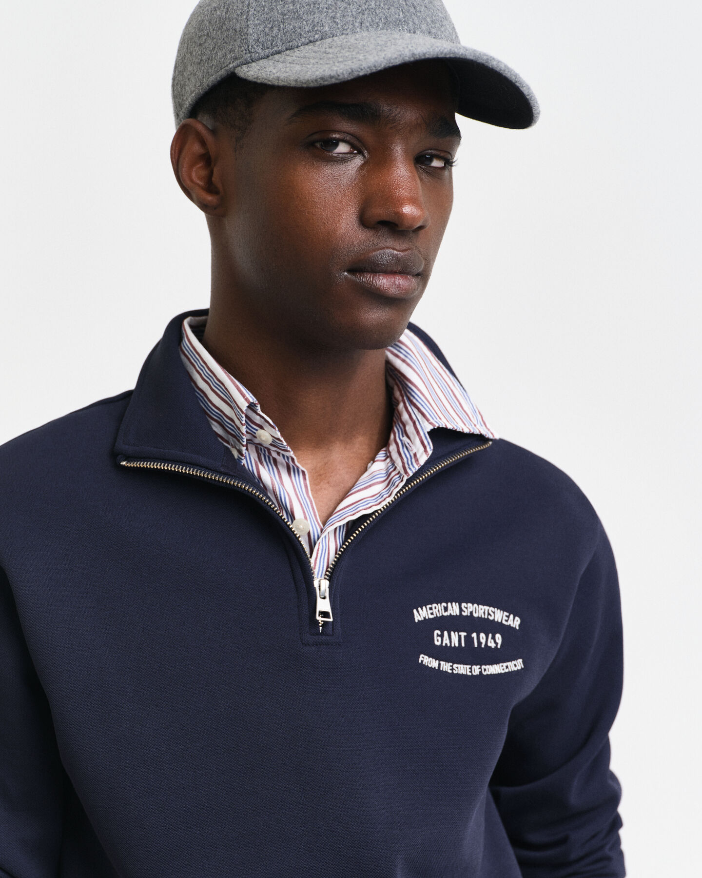 Sweat-shirt &agrave; demi-zip petit Graphic