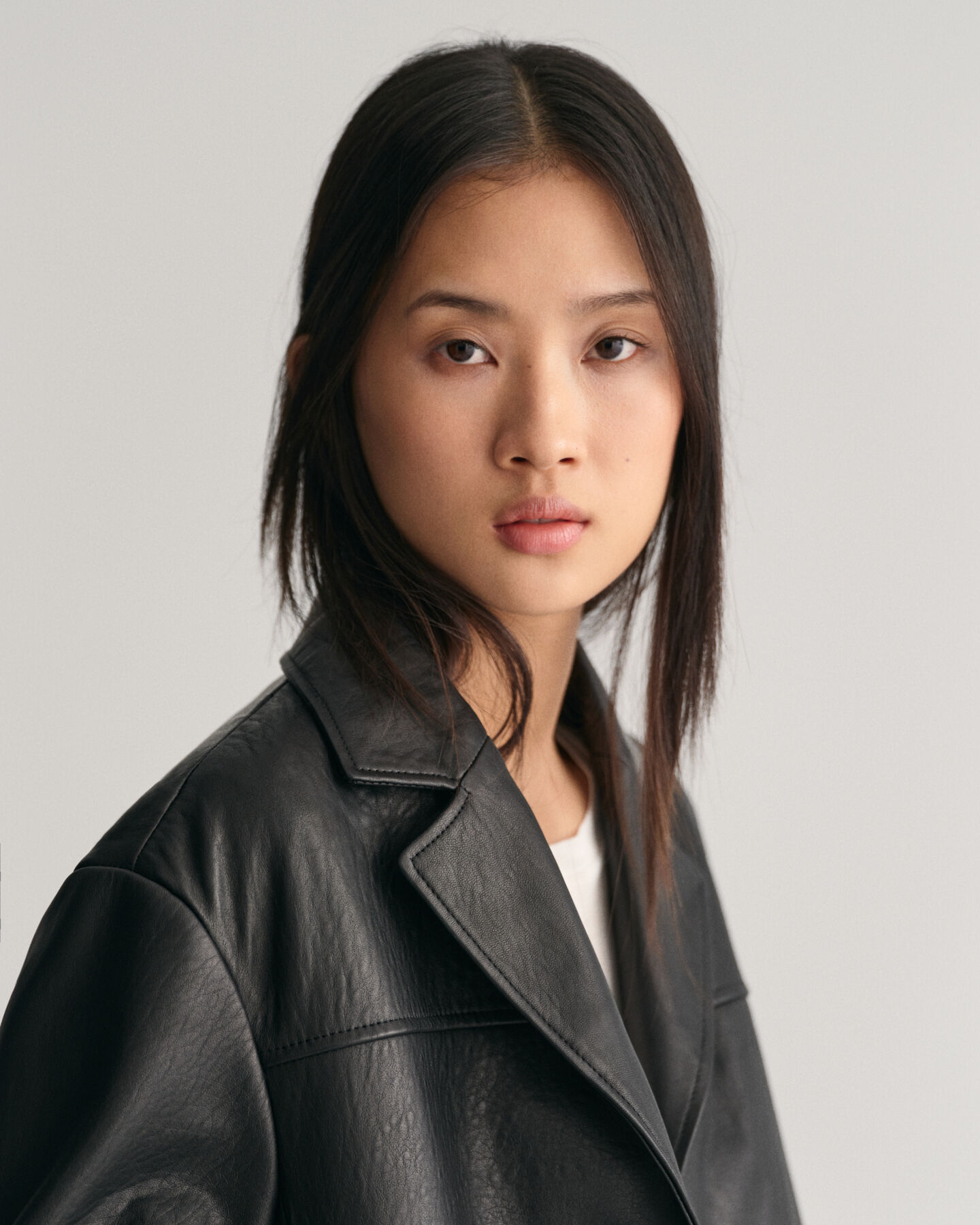 Veste blazer en cuir