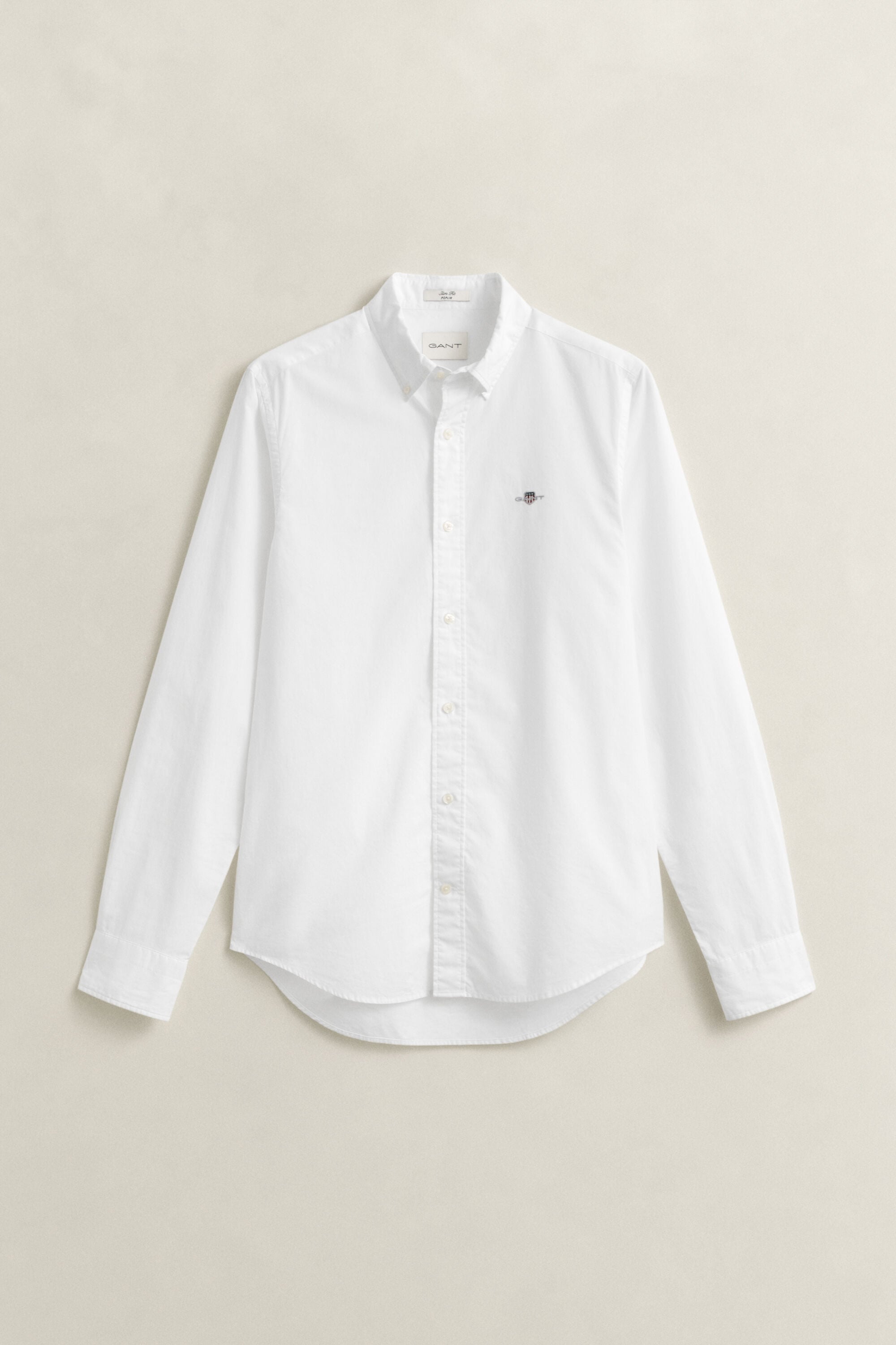 Chemise slim classique en popeline