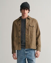 Surchemise en sergé brossé