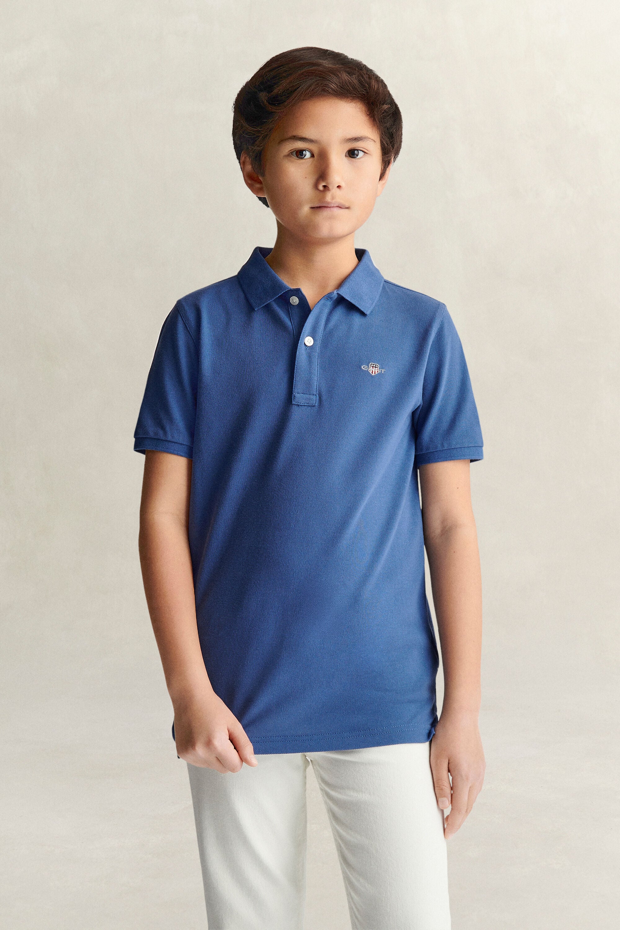 Polo avec écusson Ado