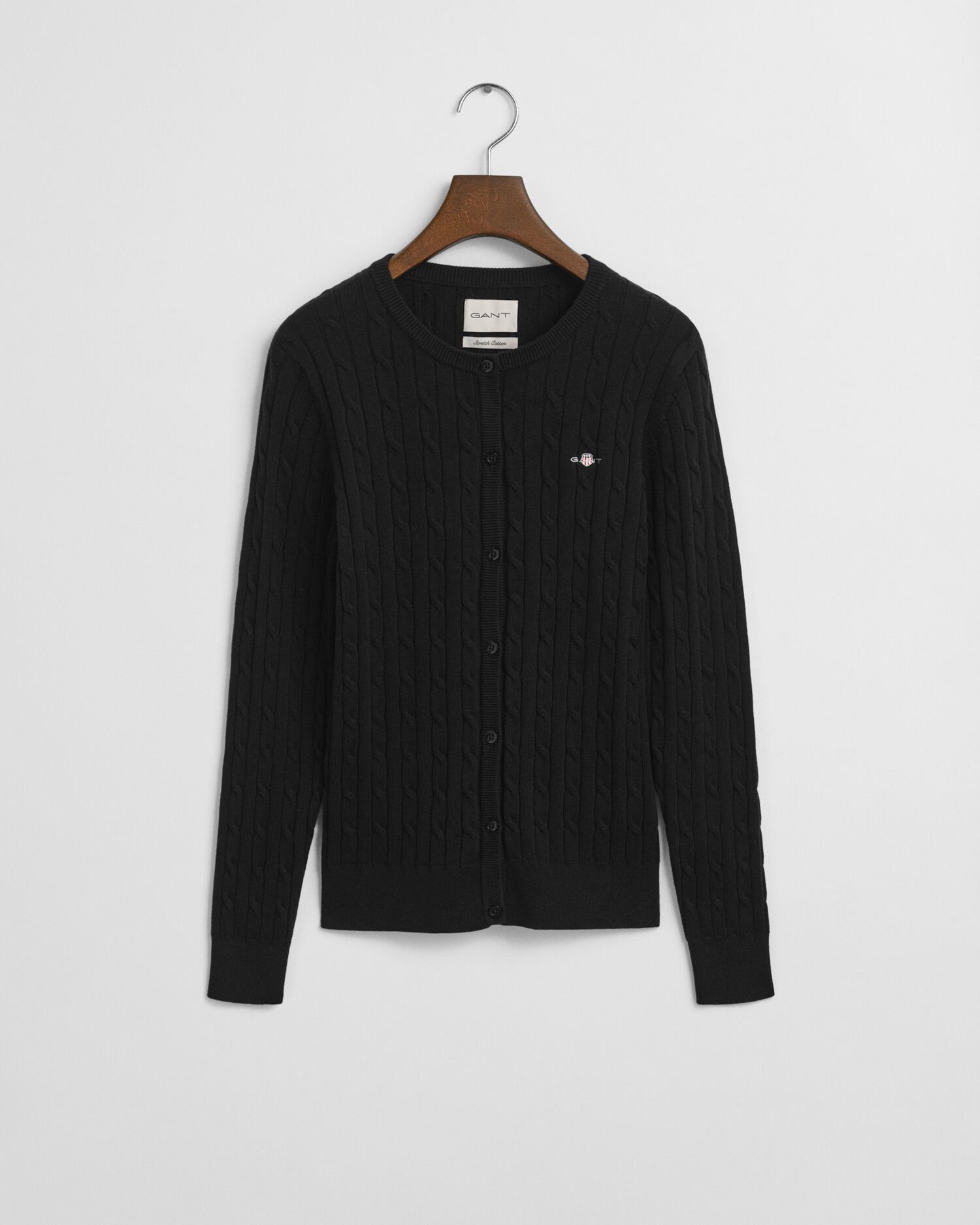 Cardigan en maille torsadée