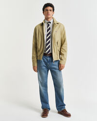 Chemise classique coupe regular en popeline à carreaux