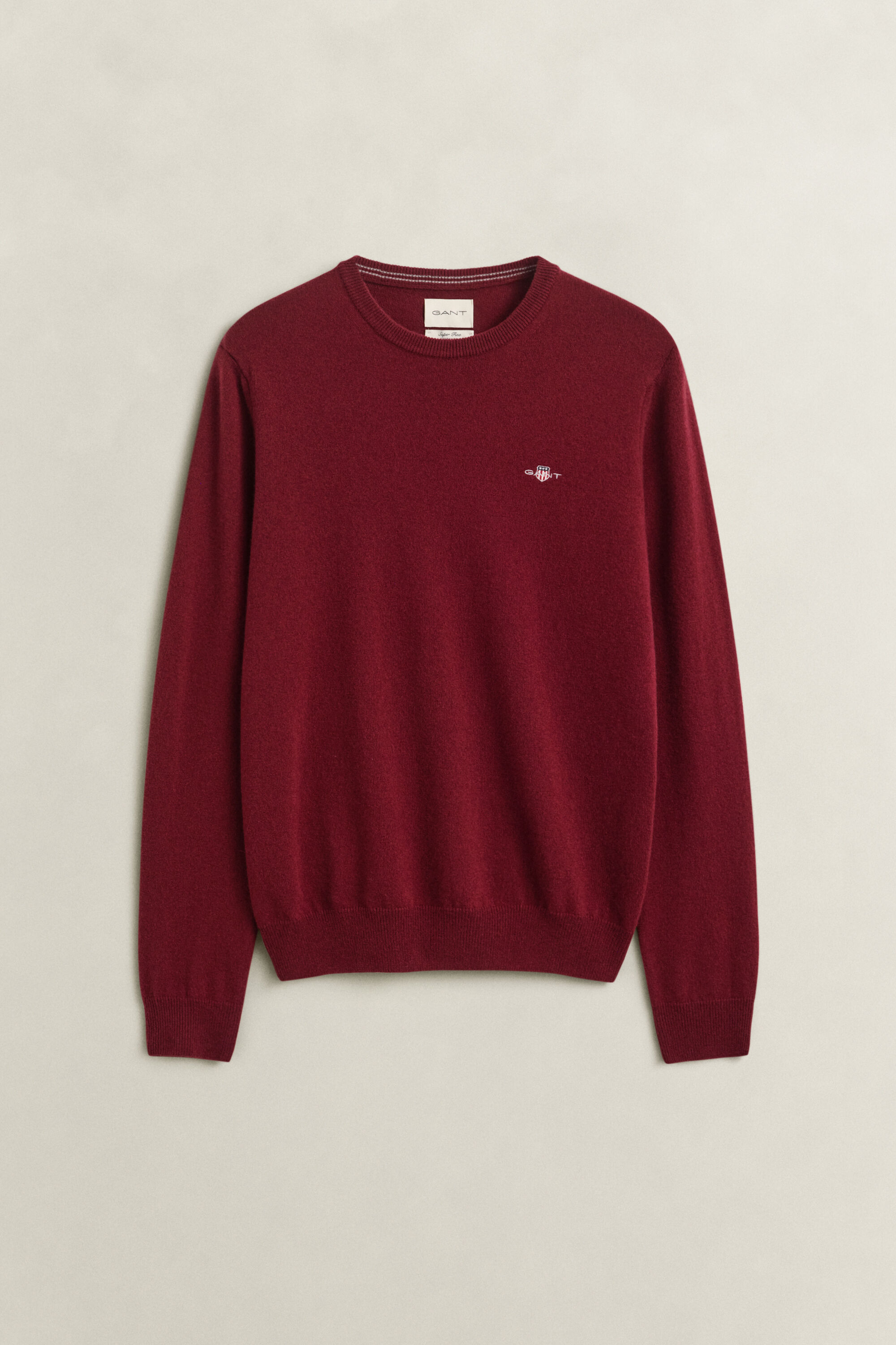 Pull col rond en laine d’agneau