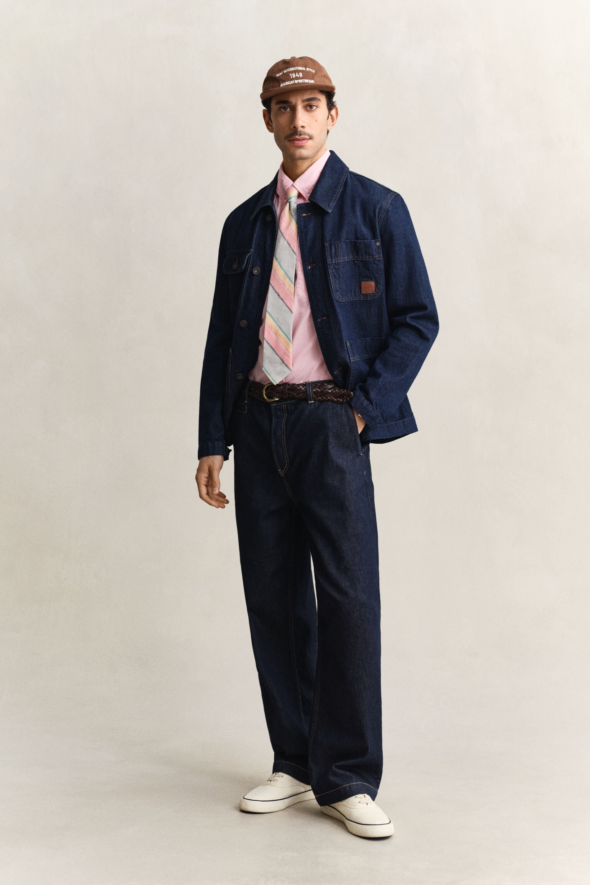 Chemise à manches courtes en popeline classique