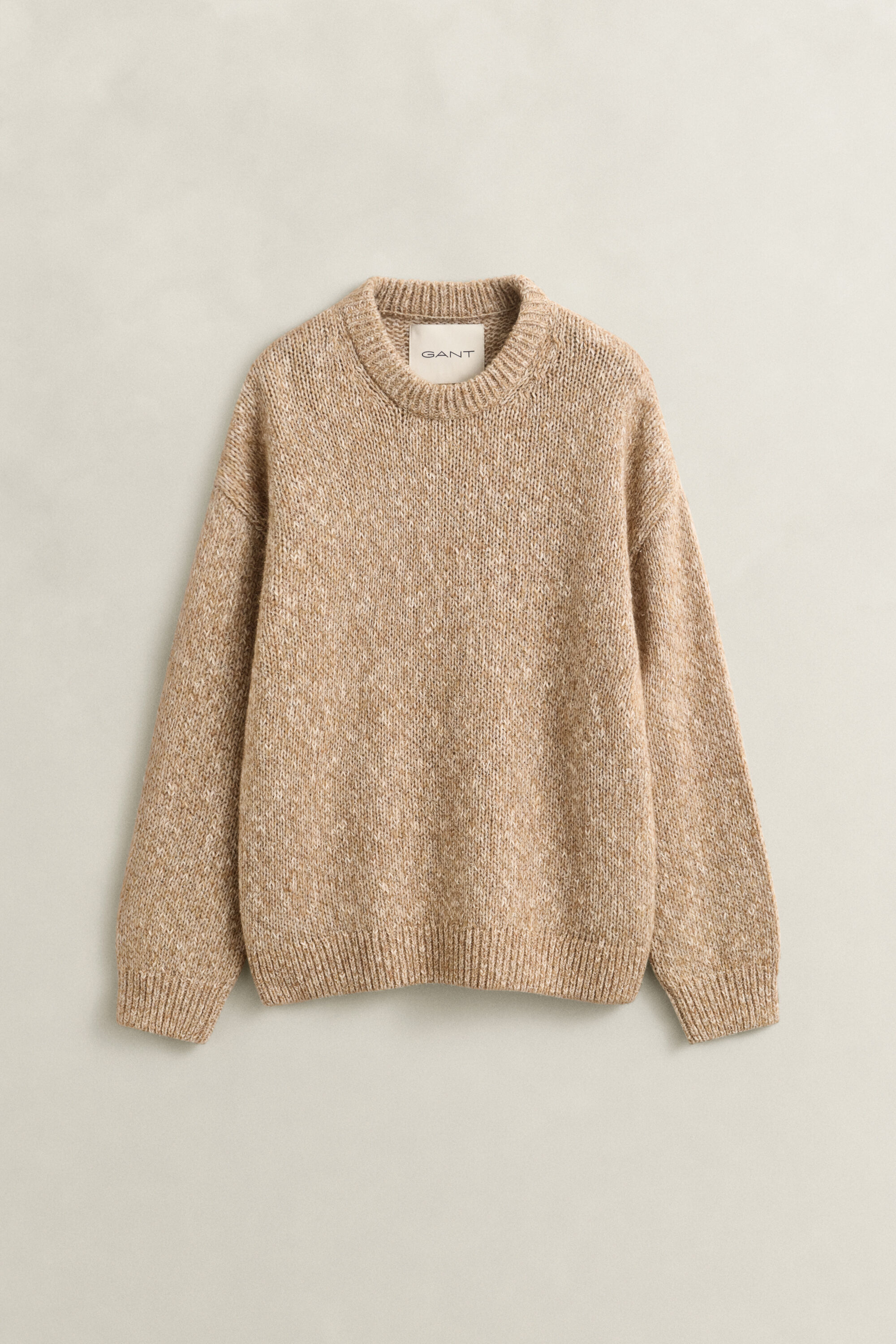 Pull en laine moulinée mélangée
