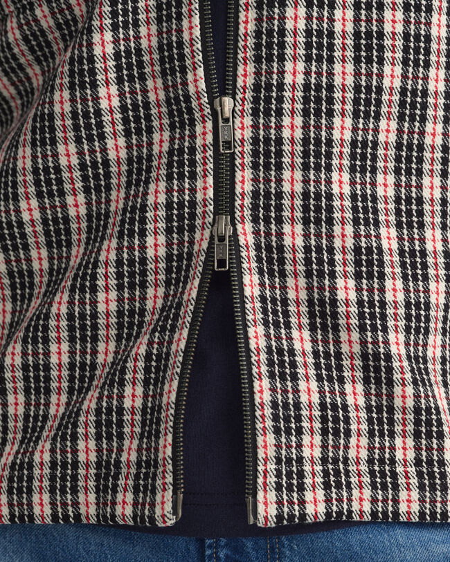 Chemise relaxed fit zippée en sergé épais