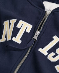 Sweat-shirt style aviateur avec inscription GANT 1949 incurvée