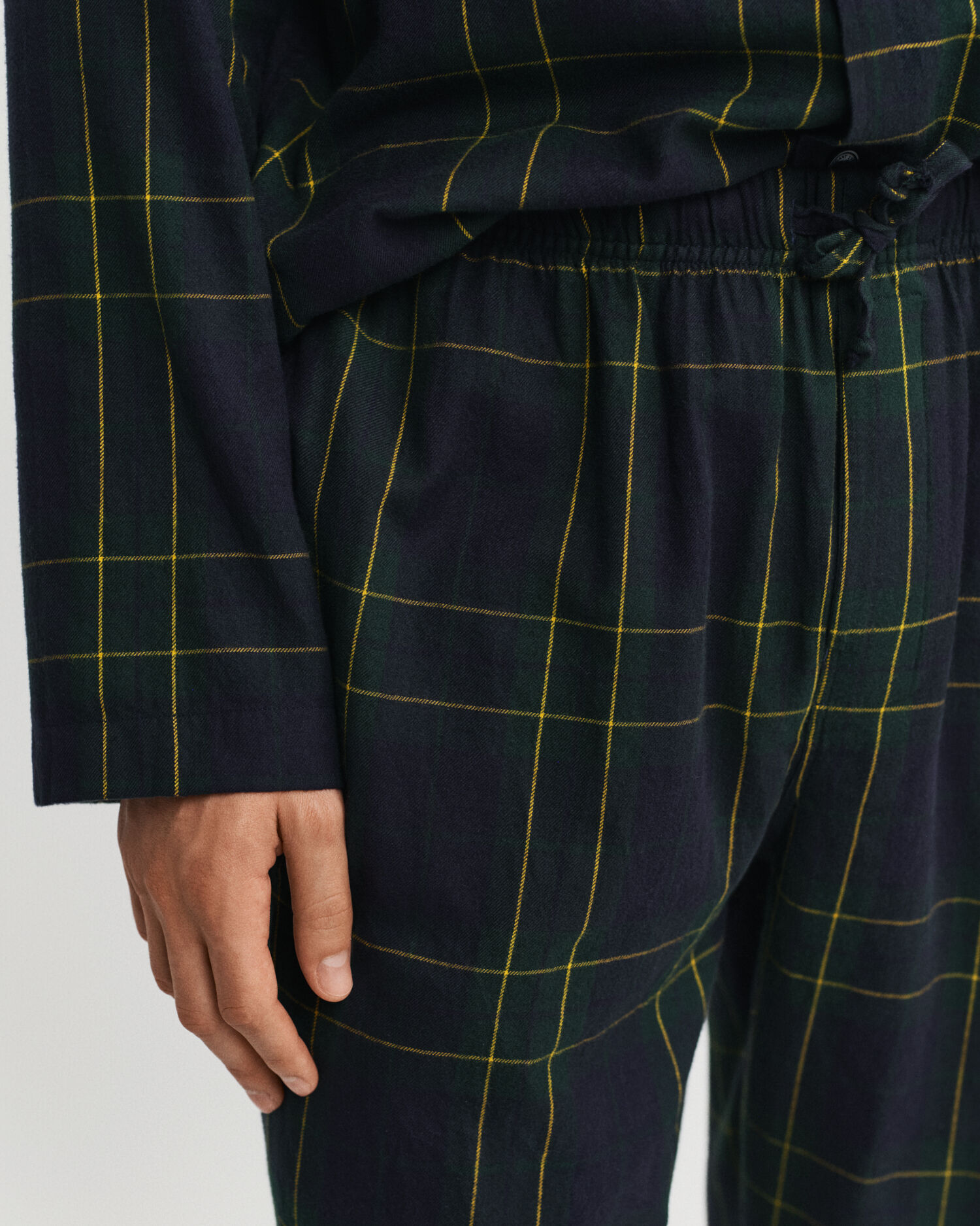 Coffret cadeau pyjama en flanelle à carreaux