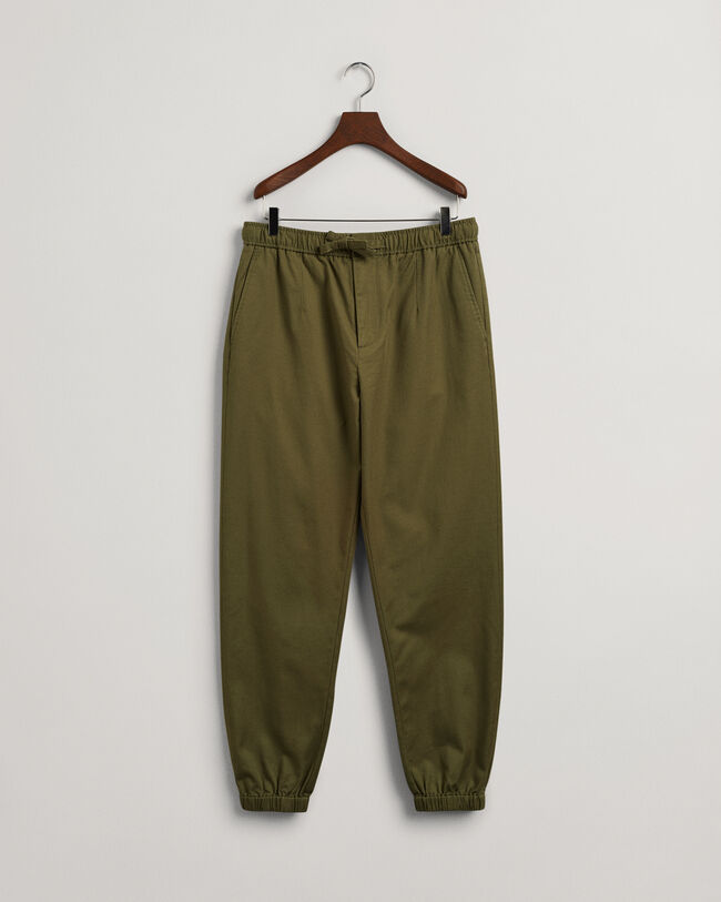 Pantalon chino style jogging
