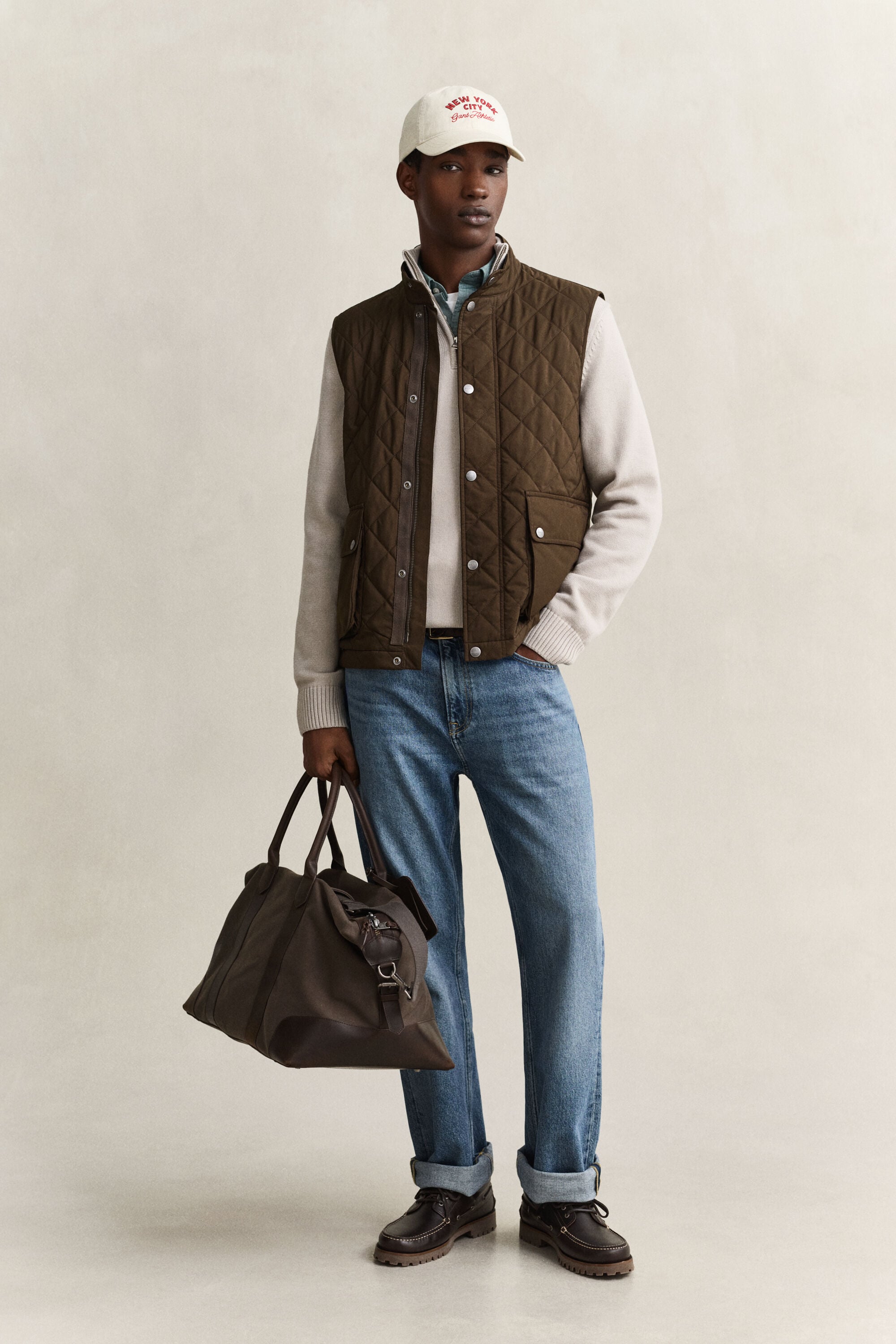 Veste sans manches matelassée