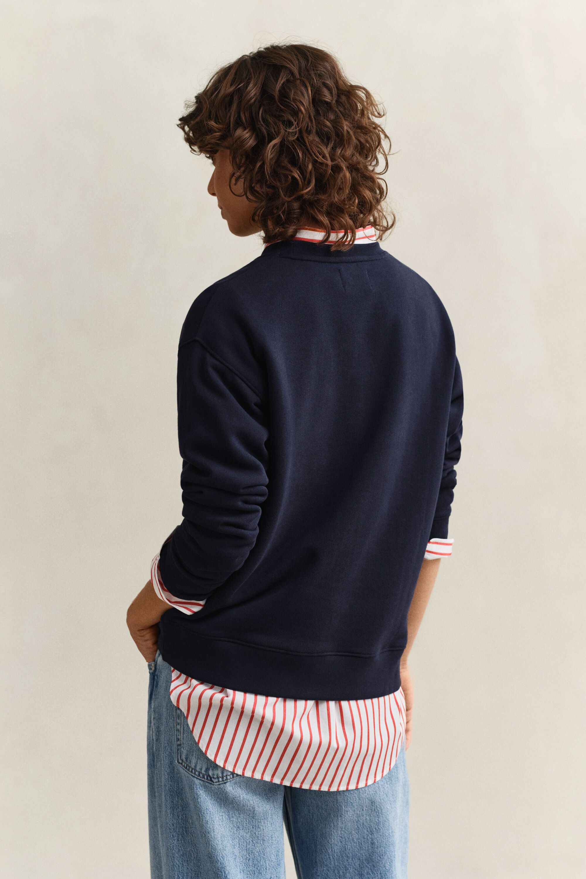 Sweat-shirt logo cordage