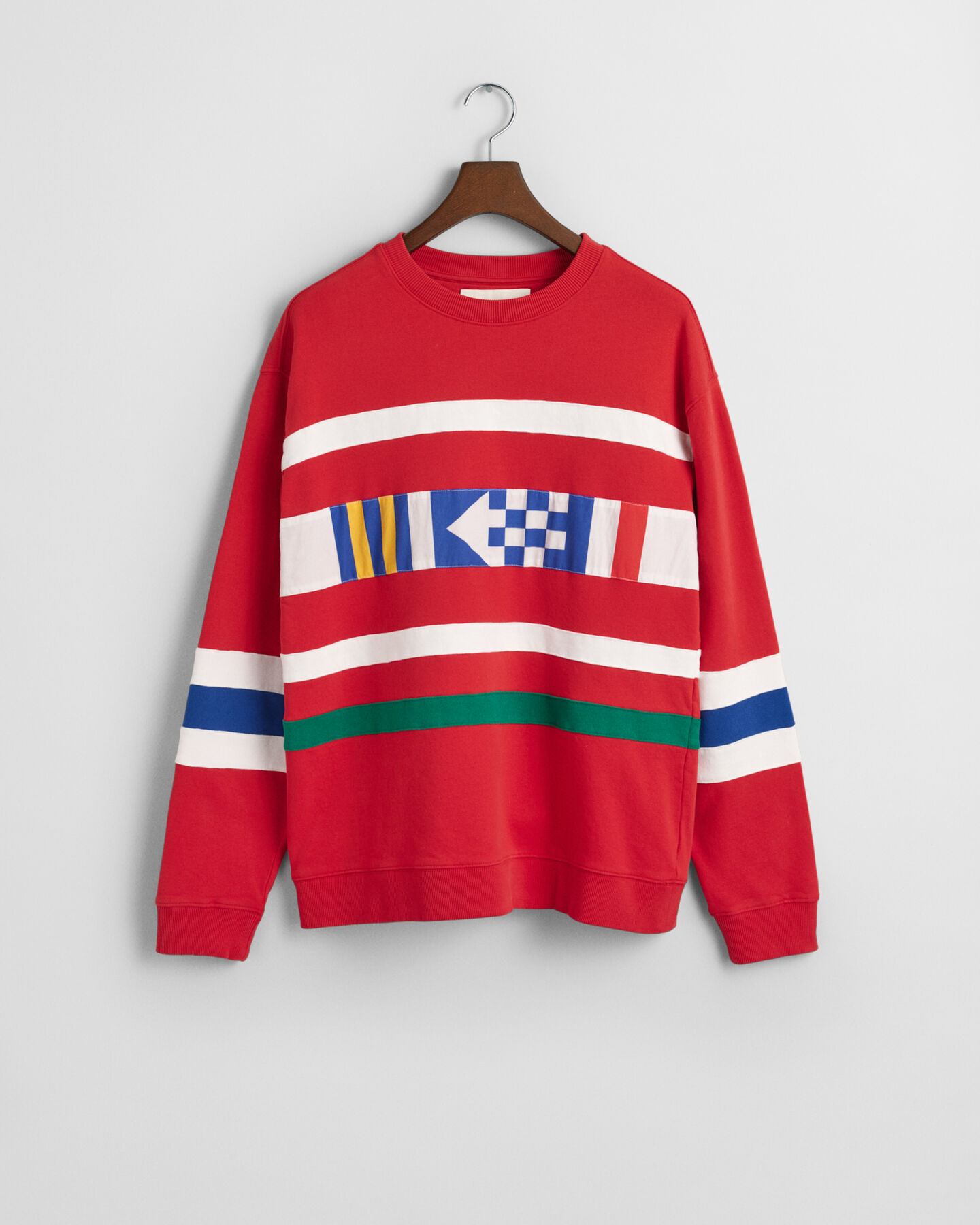 Sweat-shirt ras du cou &agrave; empi&egrave;cements