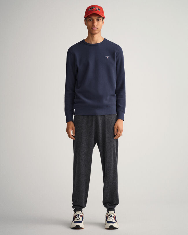 Sweat-shirt ras du cou Waffle