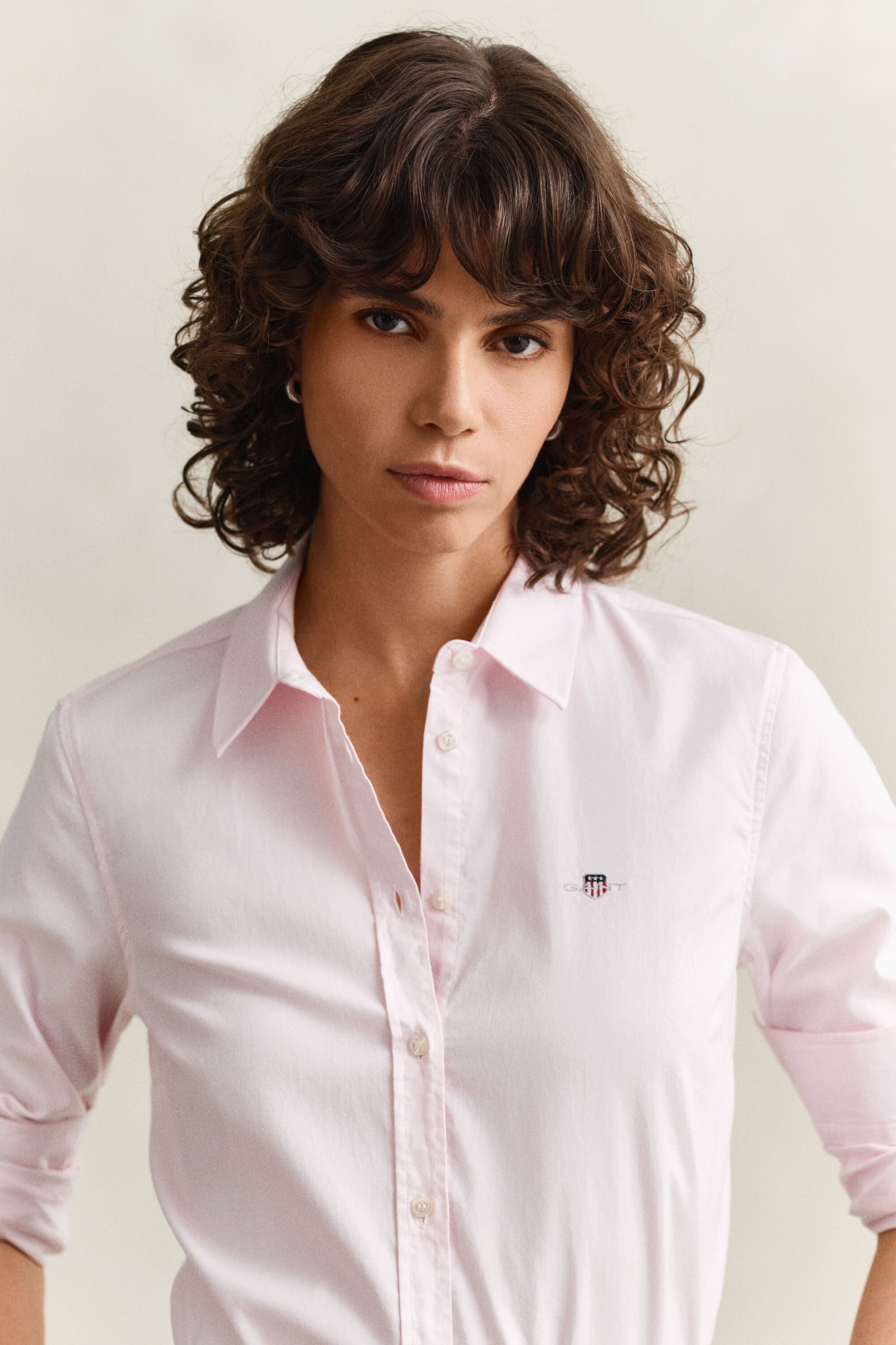 Chemise en coton Oxford stretch