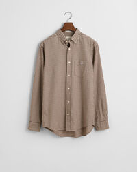 Chemise regular fit en flanelle &agrave; petits carreaux