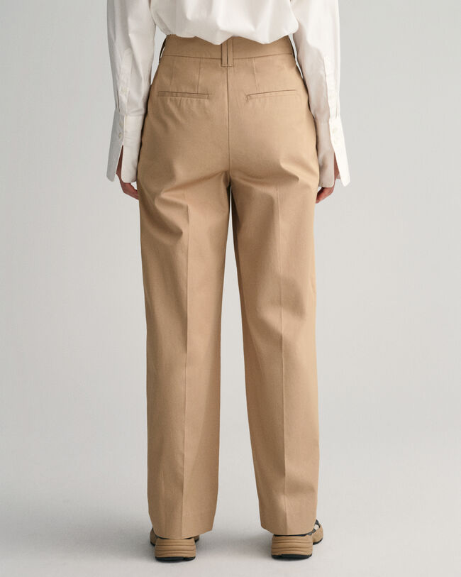 Pantalon chino plissé