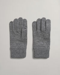 Gants en laine tricot&eacute;e