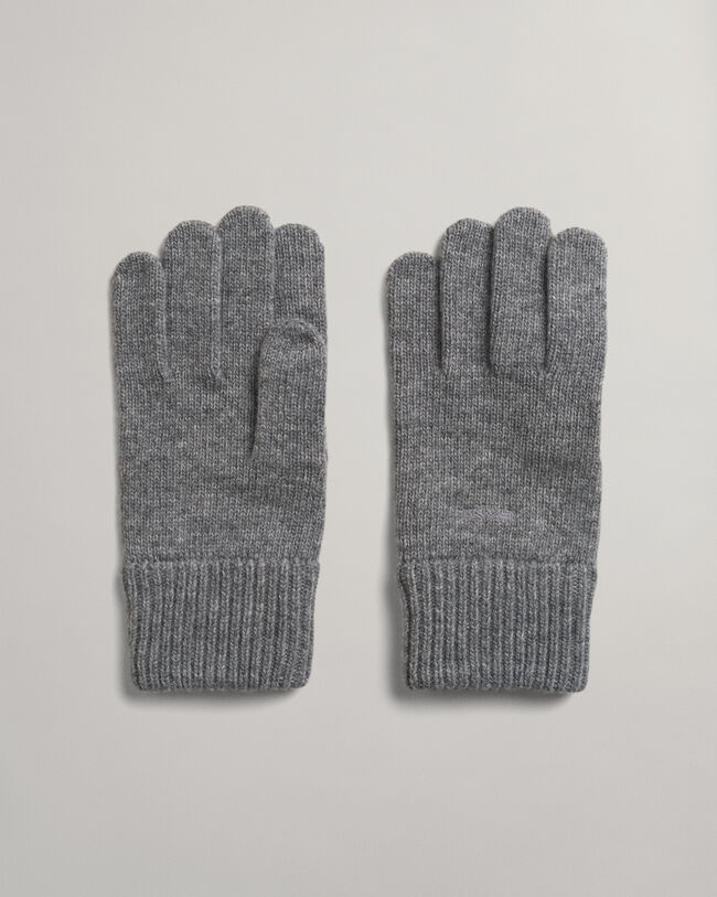 Gants en laine tricot&eacute;e