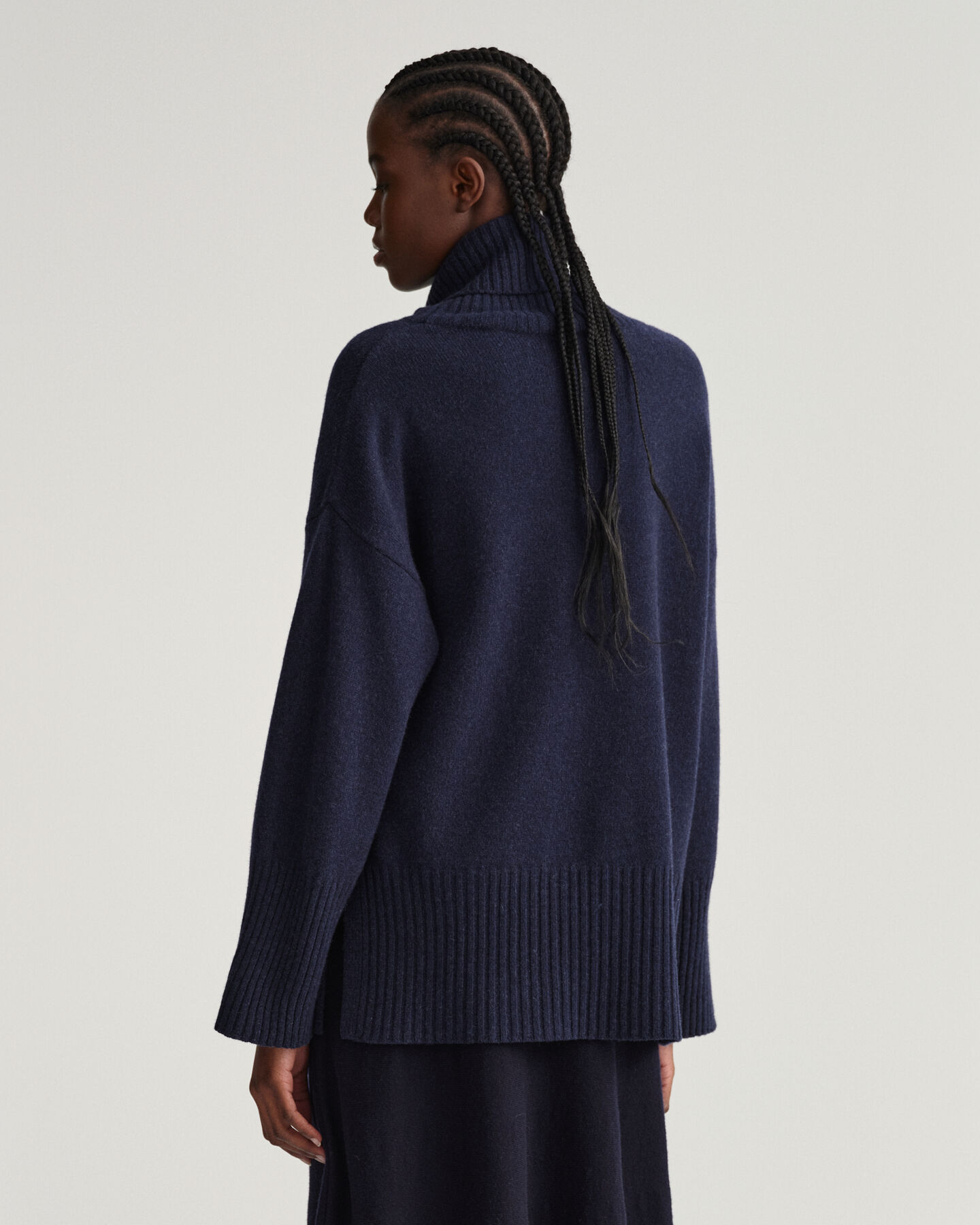 Pull col roul&eacute; Lounge