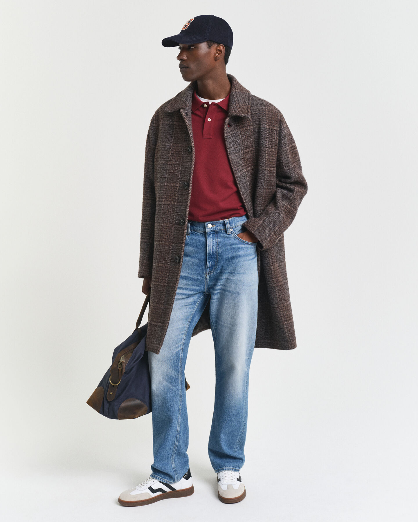 Polo coupe regular en coton piqué Shield