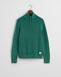 Pull &agrave; demi-zip c&ocirc;tel&eacute; d&eacute;lav&eacute;
