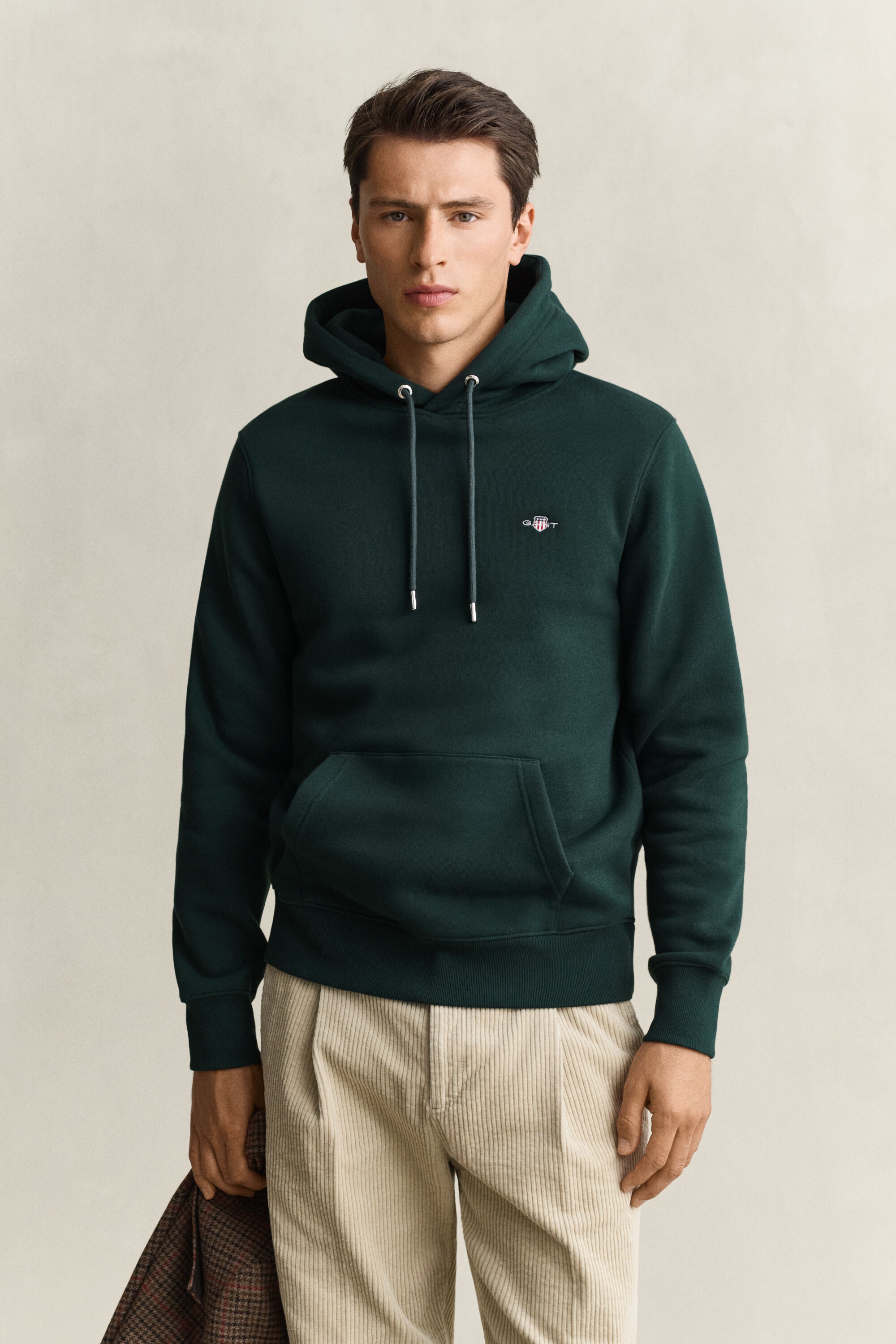 Sweat à capuche avec écusson