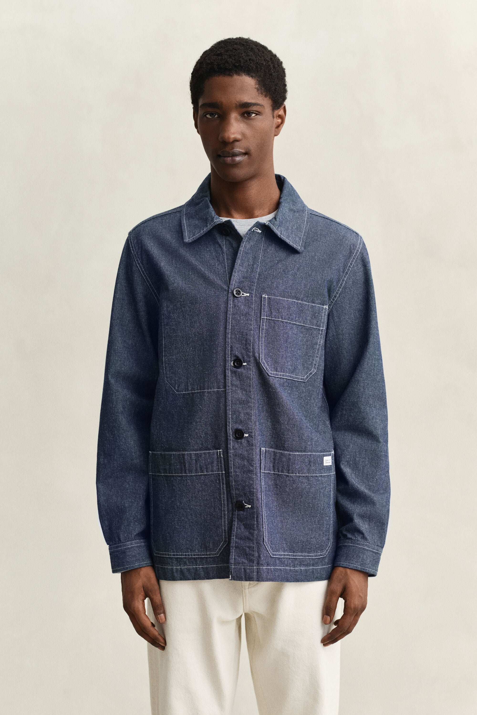 Surchemise en chambray