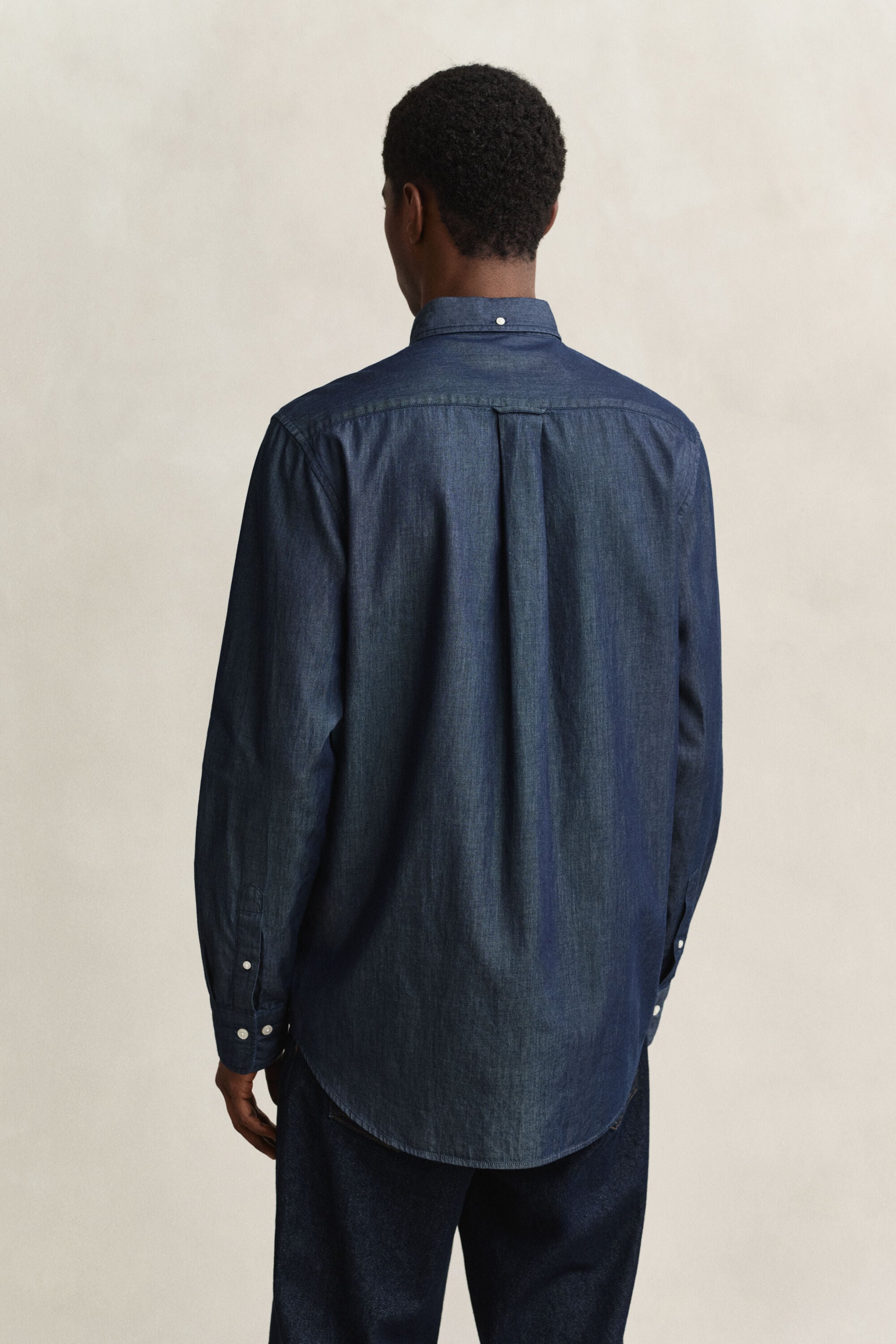 Chemise coupe regular indigo