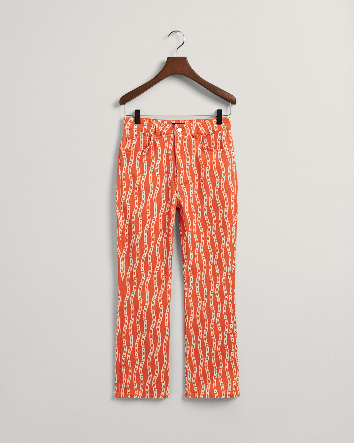 Jean court Chain Print