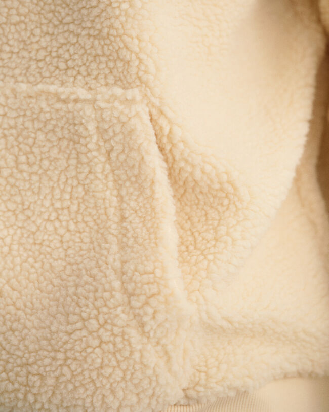 Sweat à capuche en polaire Retro Flag