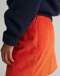 Mini-jupe en velours côtelé