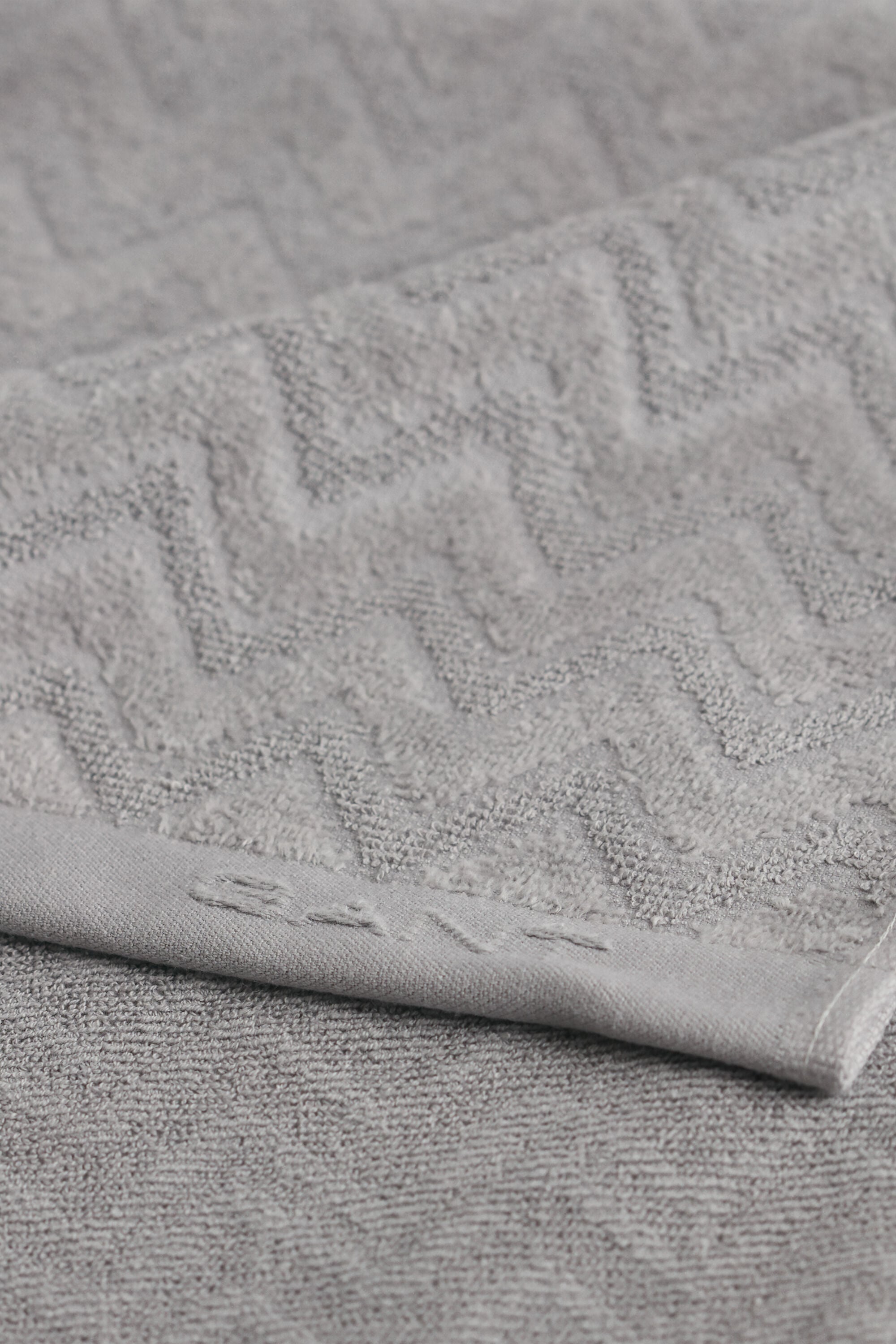 Serviette à chevrons en jacquard 30 x 50