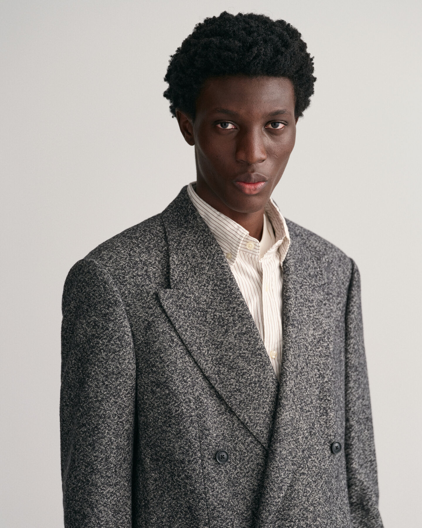 Veste blazer ultra-ample en tweed